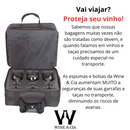 Mala EZ Trip – Bolsa Pequena Com Espuma Protetora De Garrafas e Taças