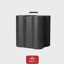 Case de Proteção de Garrafas de Vinho e Cadeado em Tecido Vermelho Inviolável TSA